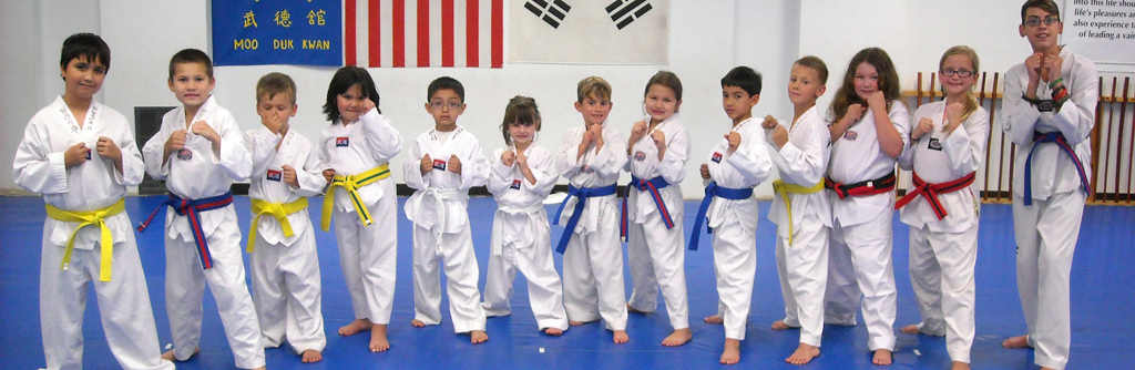 Children in Taekwondo
